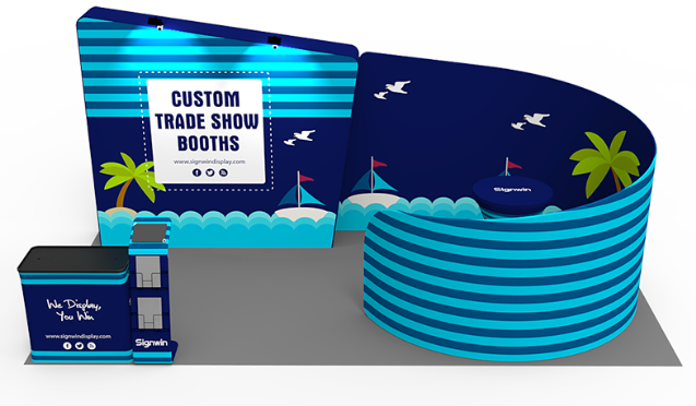 10 x 20ft Portable Exhibition Stand Display Booth ...